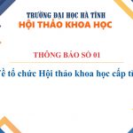 Thông báo số 01